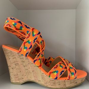 CLaundry Wedge Sandals